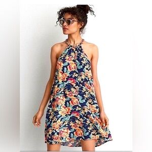 American Eagle Summer Dress High Neck with pockets